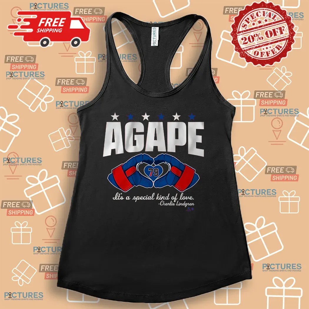 Charlie Lindgren Washington Capitals Hockey Agape Love It's A Special Kind Of Shirt