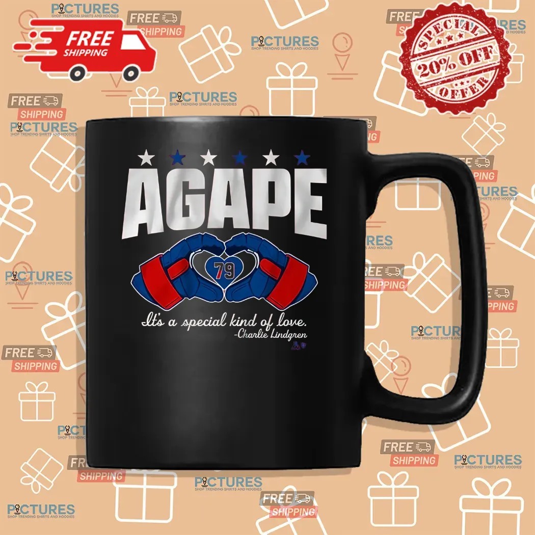Charlie Lindgren Washington Capitals Hockey Agape Love It's A Special Kind Of Shirt