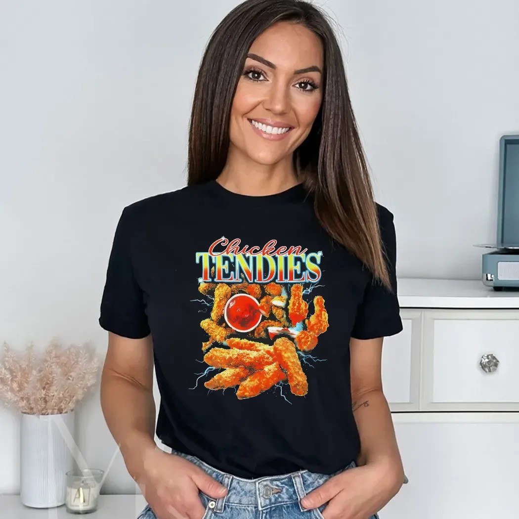 Chicken Tendies Graphic Vintage T Shirt