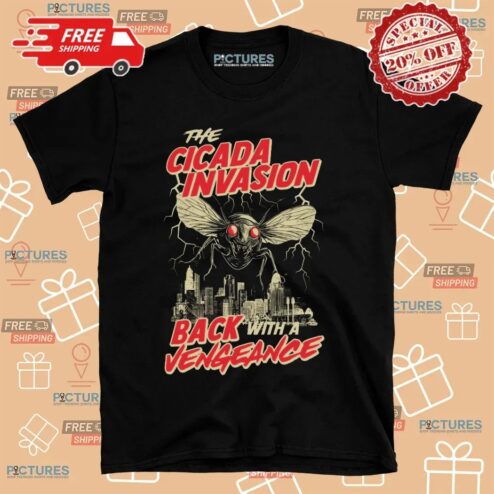 Cicada Invasion Back With A Vengeance T Shirt