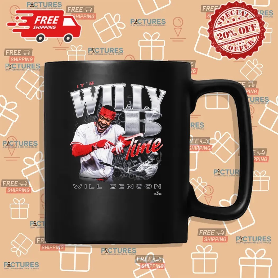 Cincinnati Reds Will Benson 30 It’s Willy B Time Vintage T Shirt Cincinnati Reds Will Benson 30 It’s Willy B Time Vintage T Shirt