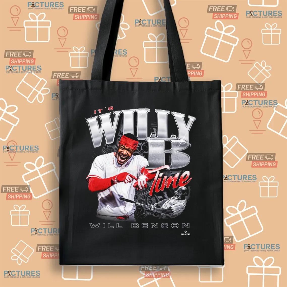 Cincinnati Reds Will Benson 30 It’s Willy B Time Vintage T Shirt Cincinnati Reds Will Benson 30 It’s Willy B Time Vintage T Shirt