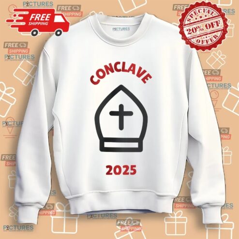 Conclave 2025 New Pope Rest In Peace Pope Francis Shirt
