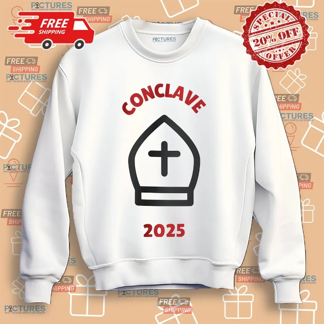 Conclave 2025 New Pope Rest In Peace Pope Francis Shirt