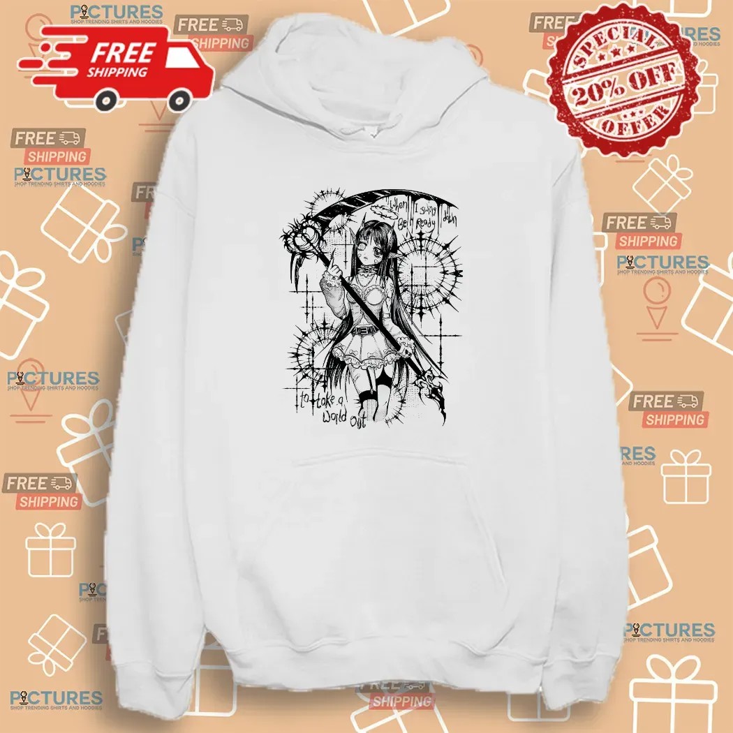 Cosmic Boop Reaper When I Swing Down Be Ready To Take A World Out T Shirt