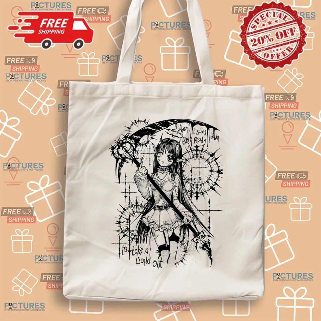 Cosmic Boop Reaper When I Swing Down Be Ready To Take A World Out T Shirt