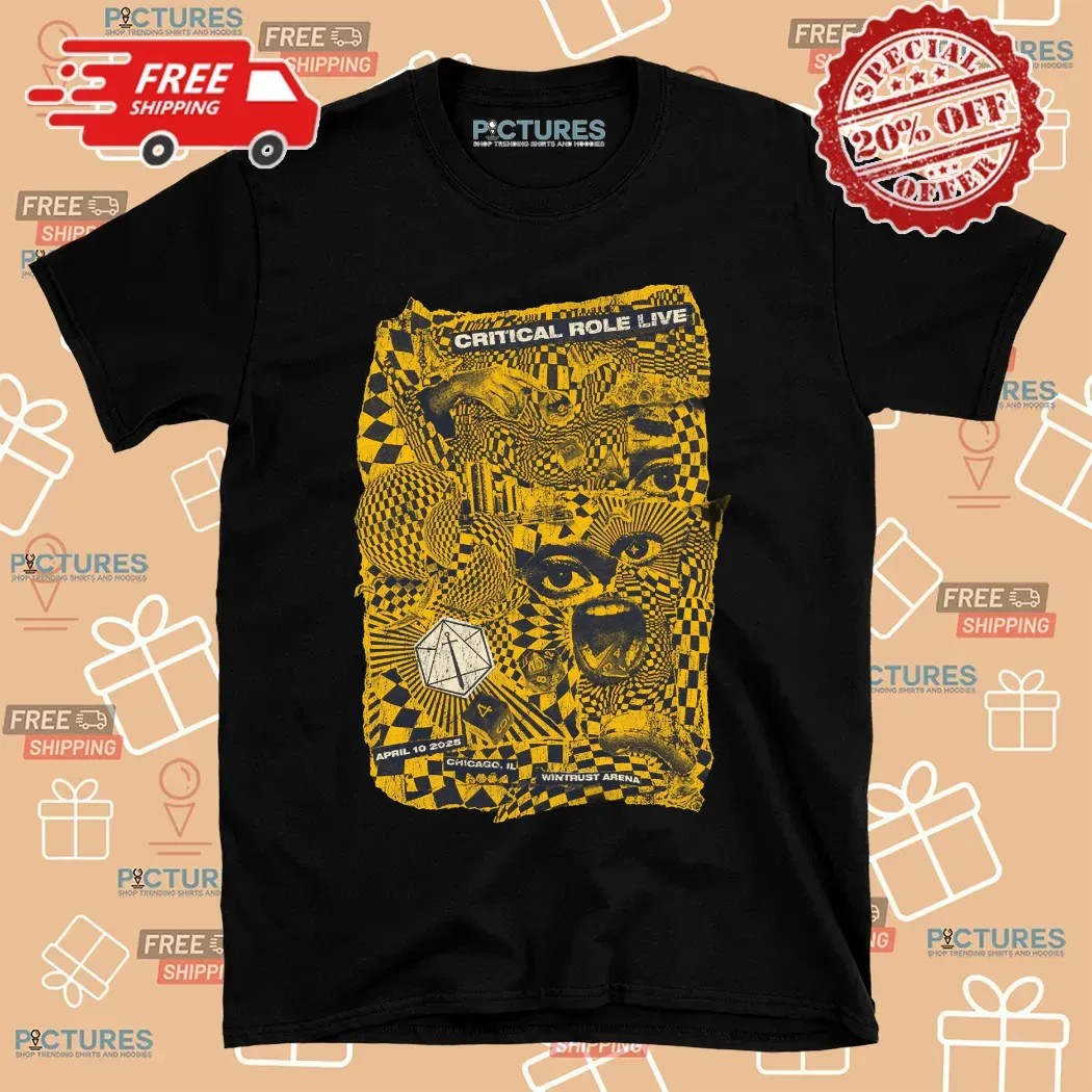 Critical Role Live In Chicago Wintrust Arena T Shirt