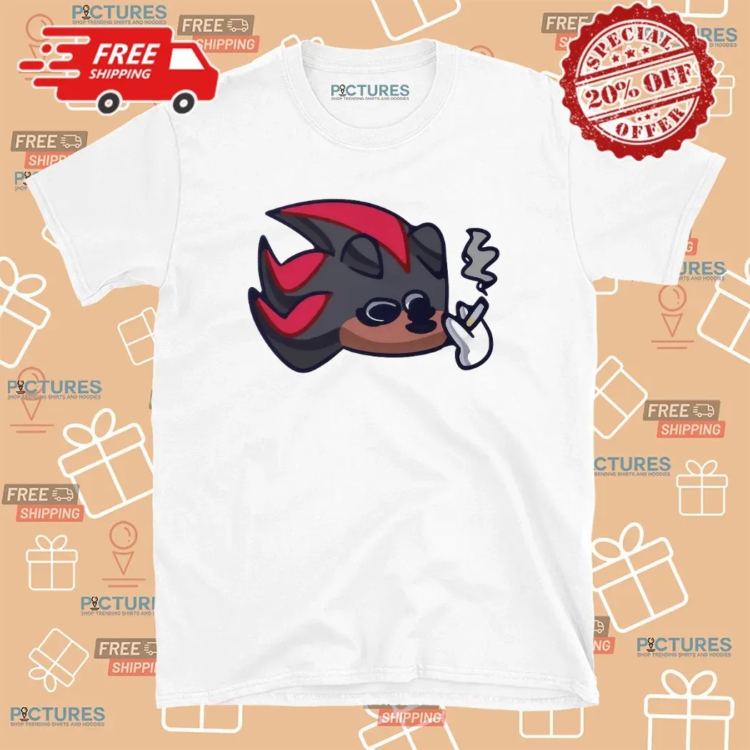 Cursed Shadow The Hedgehog Smoking T Shirt
