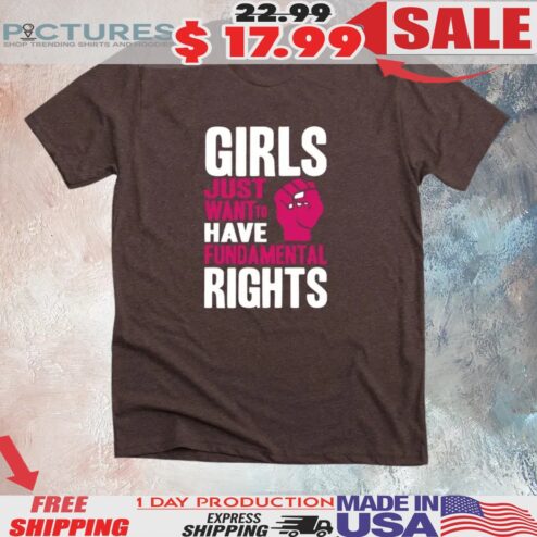 Cyndi Lauper Girls Just Want To Have Fundamental Rights Shirt