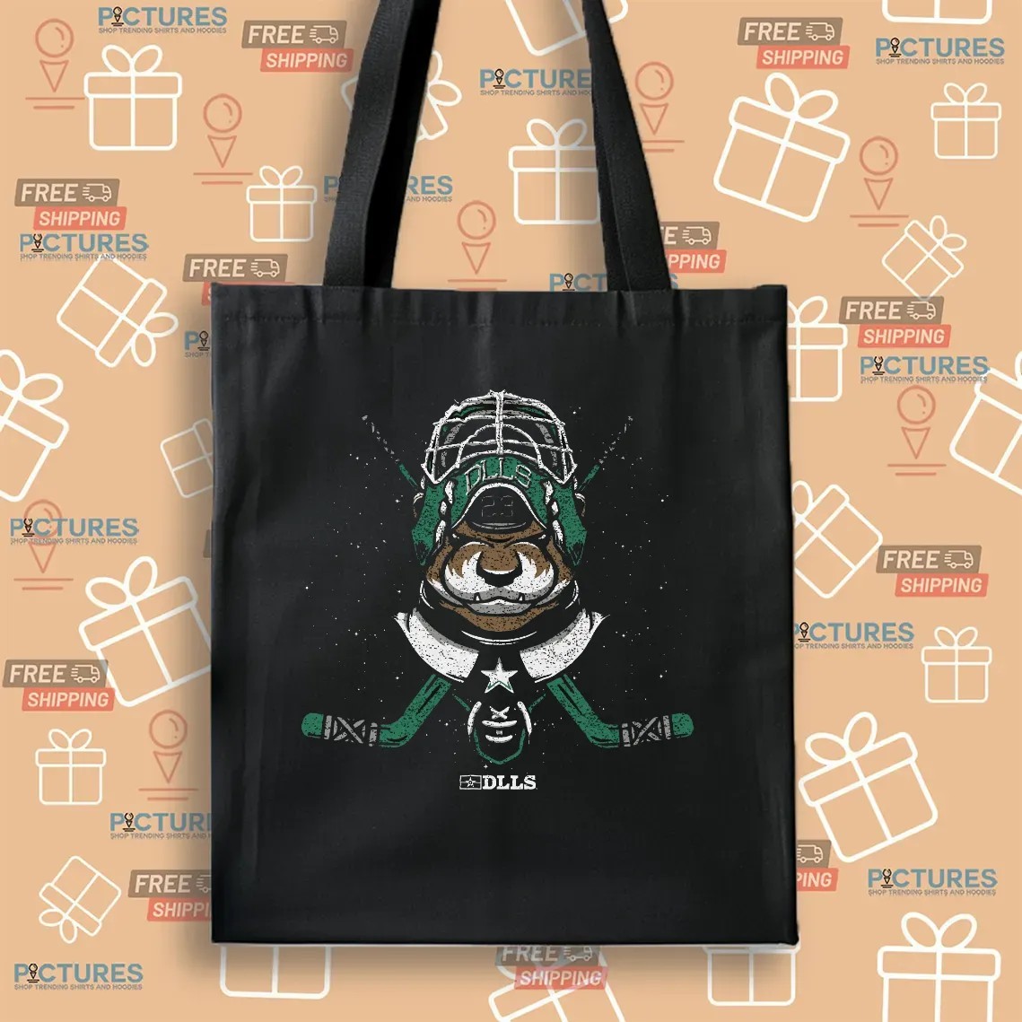 DLLS Otter Dallas Stars Hockey T Shirt DLLS Otter Dallas Stars Hockey T Shirt