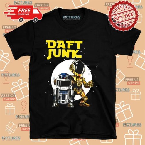 Daft Junk Daft Punk And The Droids R2-d2 And C-3po Shirt