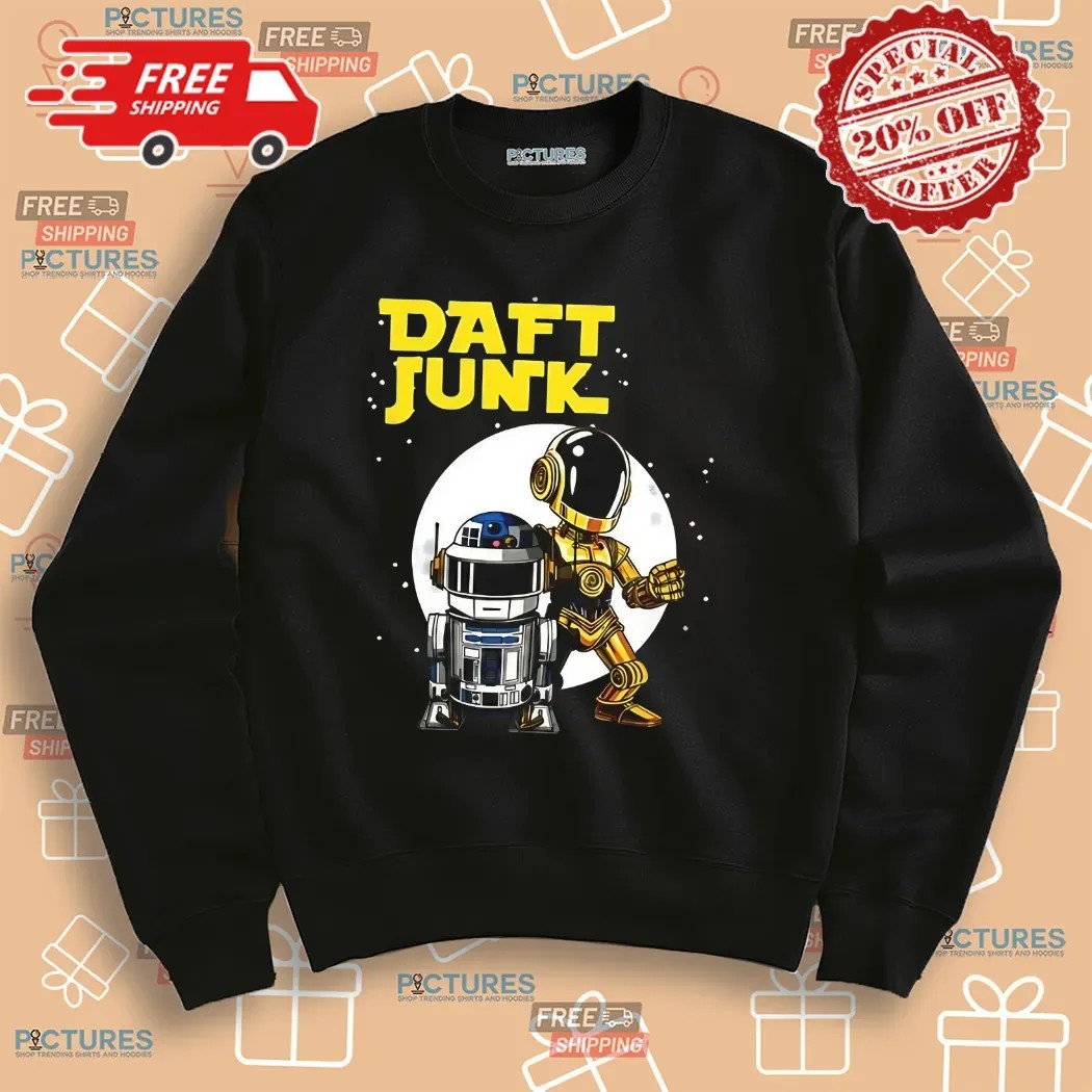 Daft Junk Daft Punk And The Droids R2-d2 And C-3po Shirt