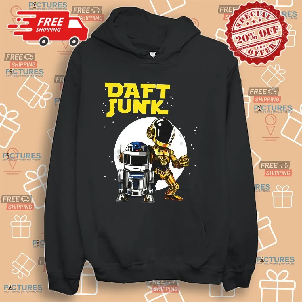 Daft Junk Daft Punk And The Droids R2-d2 And C-3po Shirt
