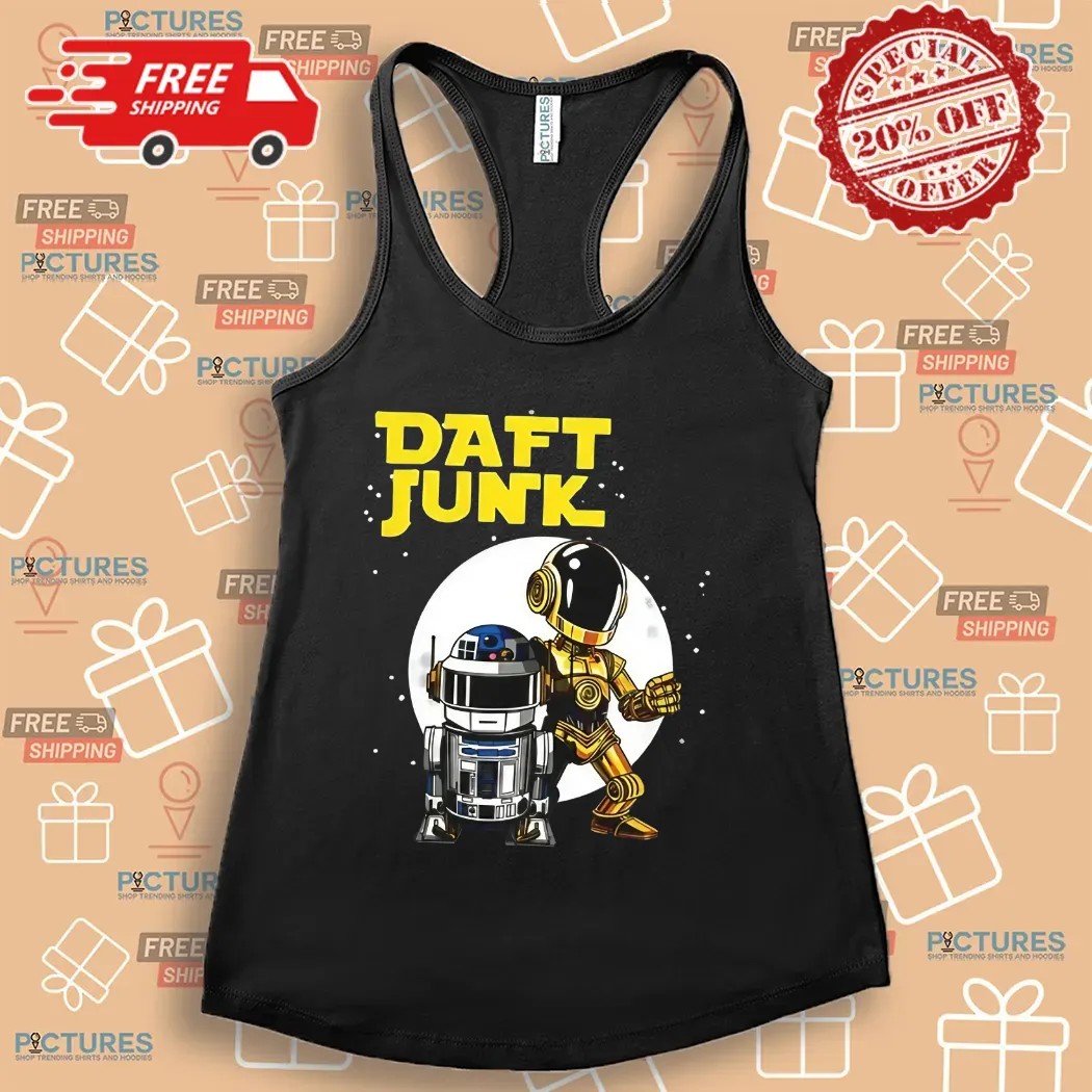 Daft Junk Daft Punk And The Droids R2-d2 And C-3po Shirt