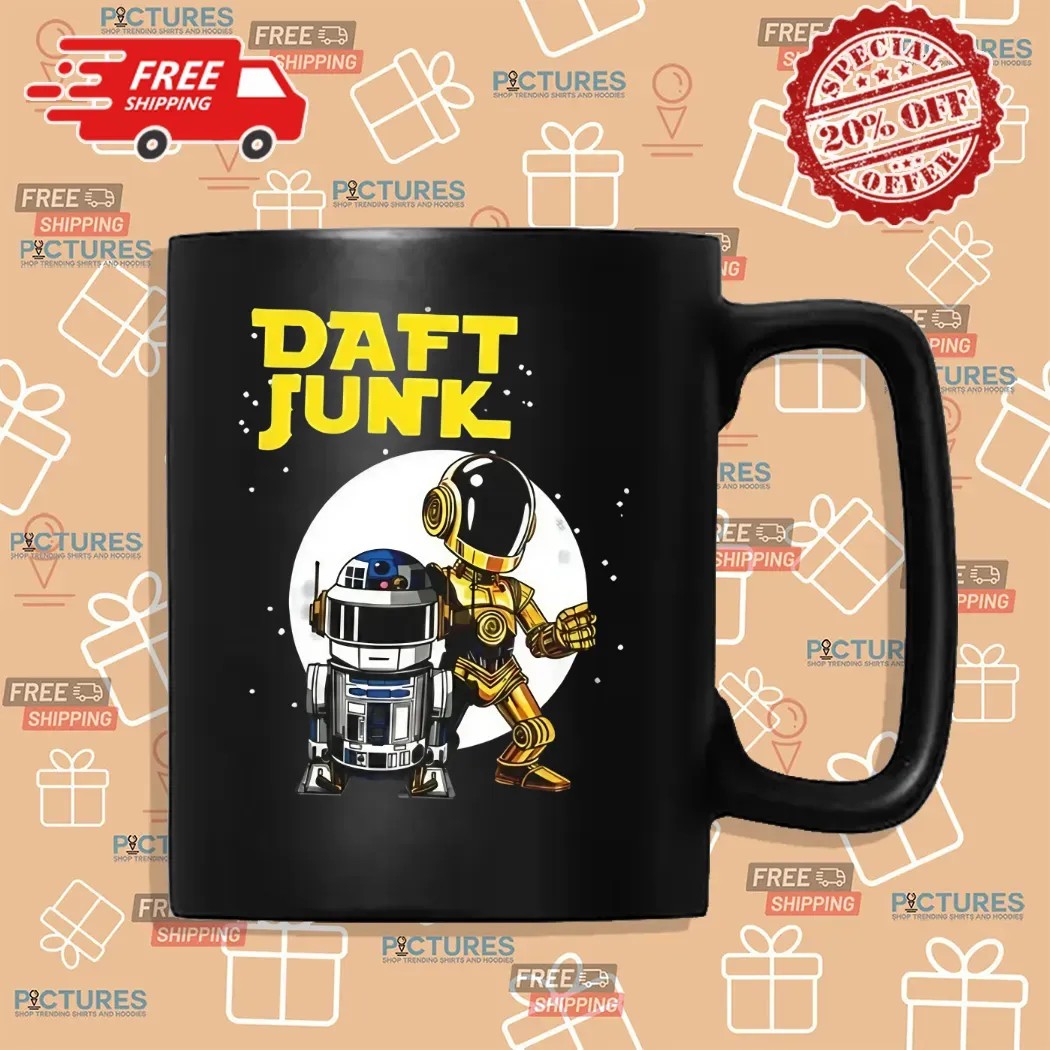 Daft Junk Daft Punk And The Droids R2-d2 And C-3po Shirt