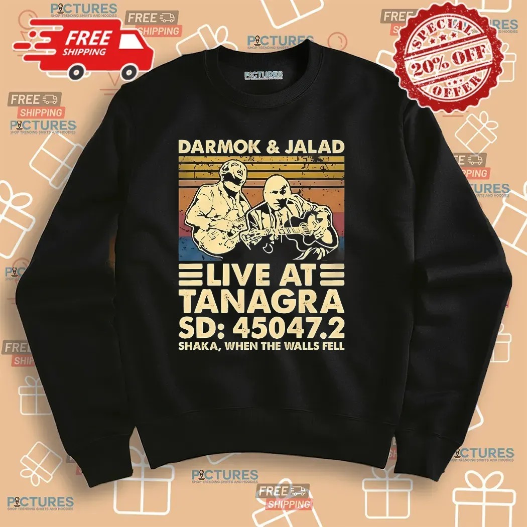 Darmok And Jalad Live At Tanagra Shaka When The Walls Fell September 1991 T Shirt