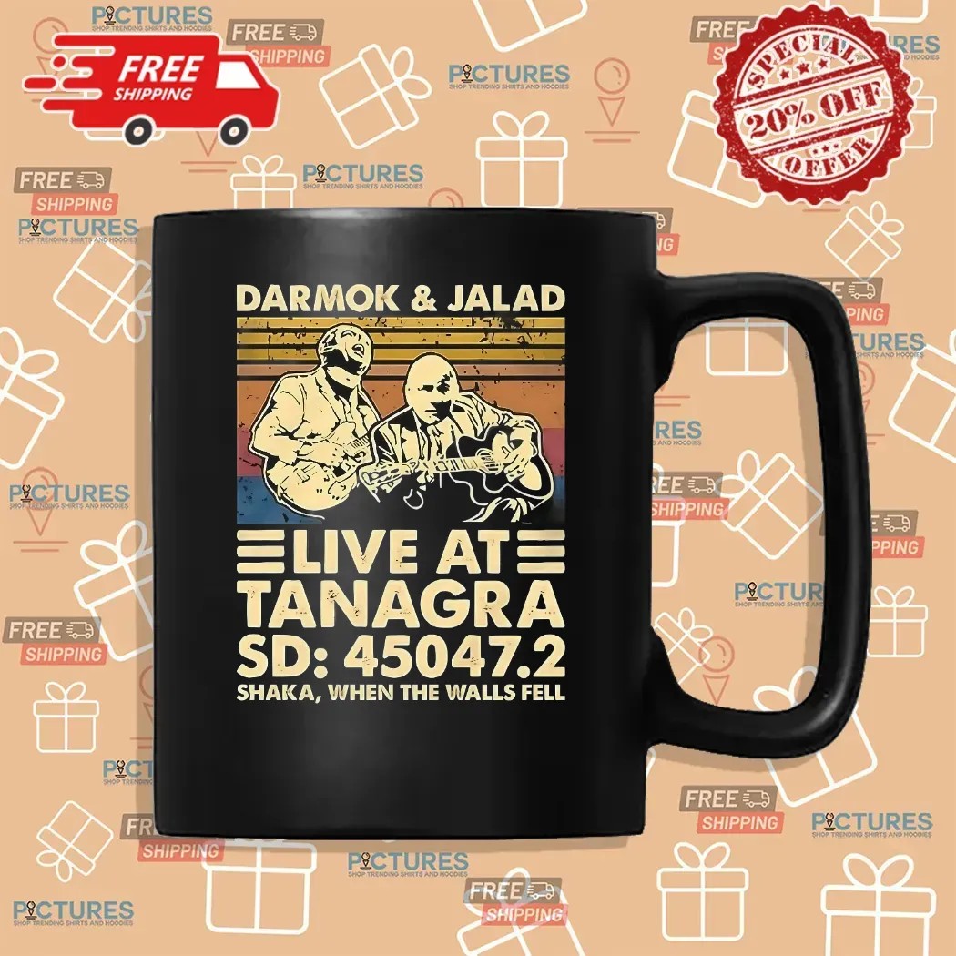 Darmok And Jalad Live At Tanagra Shaka When The Walls Fell September 1991 T Shirt