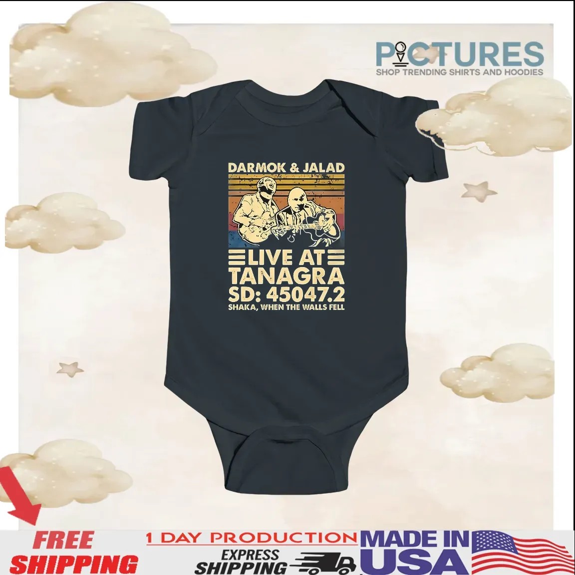 Darmok And Jalad Live At Tanagra Shaka When The Walls Fell September 1991 T Shirt