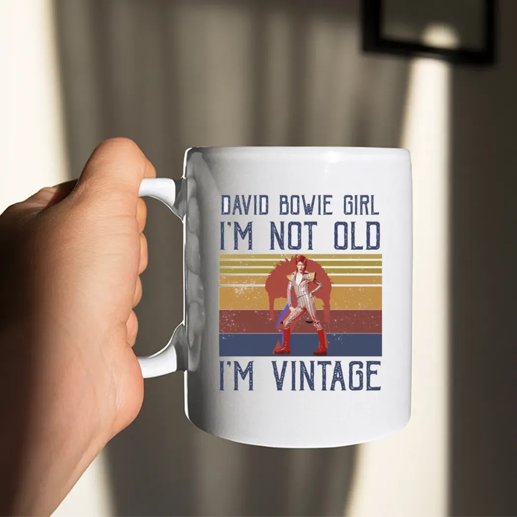 David Bowie Girl I'm Not Old I'm Vintage T Shirt