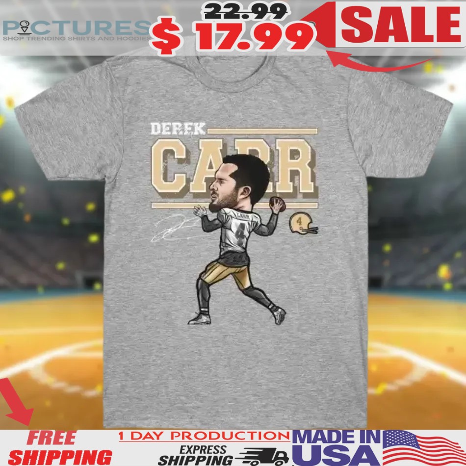 Derek Carr New Orleans Cartoon Signature Shirt