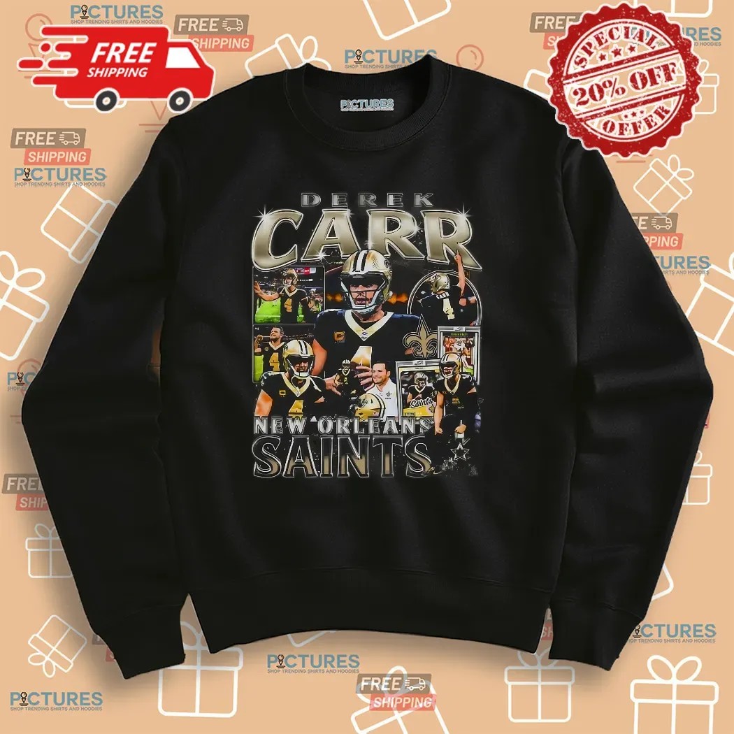 Derek Carr New Orleans Saints Vintage Bootleg Shirt