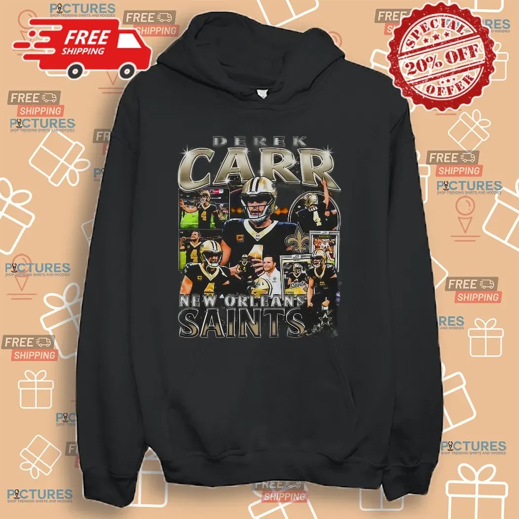 Derek Carr New Orleans Saints Vintage Bootleg Shirt