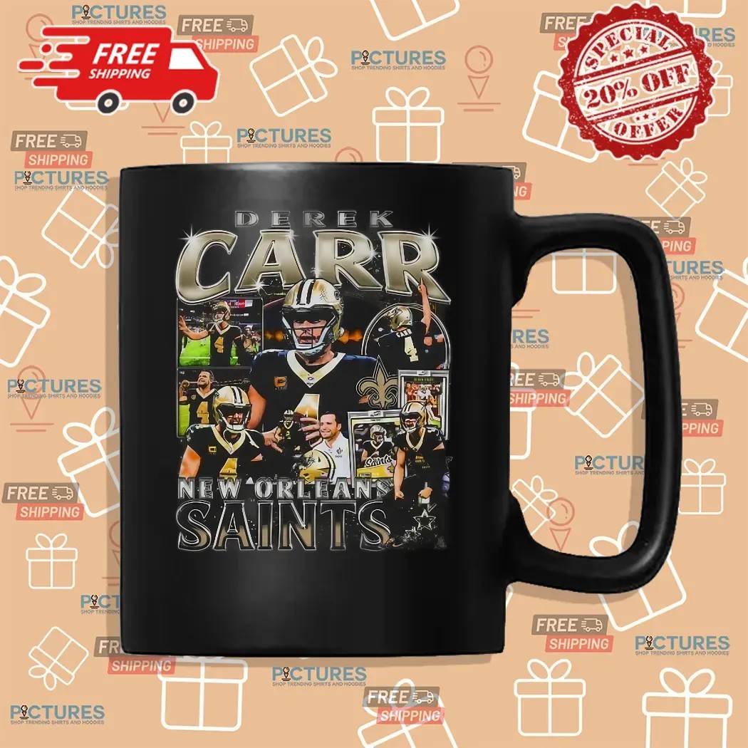 Derek Carr New Orleans Saints Vintage Bootleg Shirt