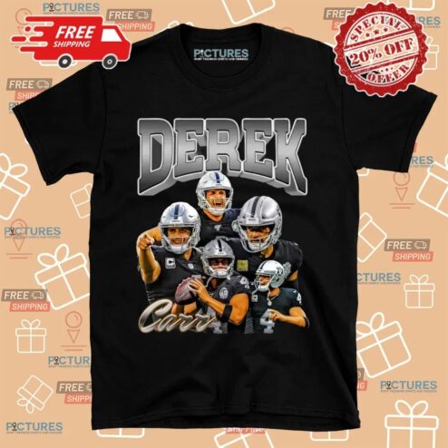 Derek Carr Vintage Bootleg Shirt