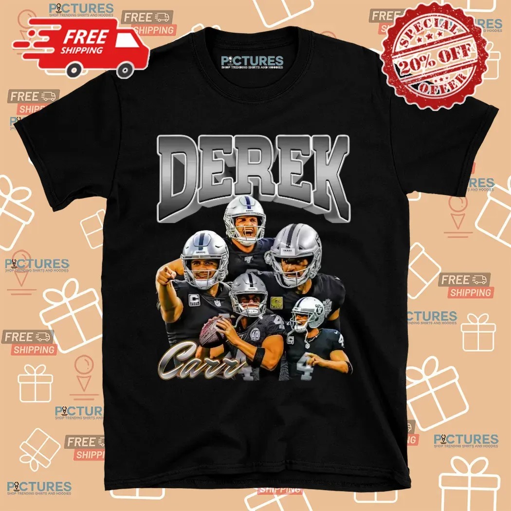 Derek Carr Vintage Bootleg Shirt