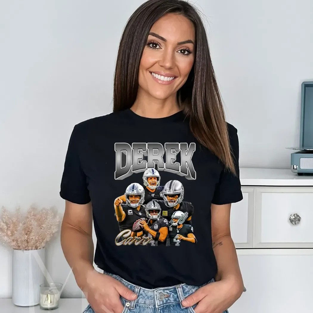 Derek Carr Vintage Bootleg Shirt