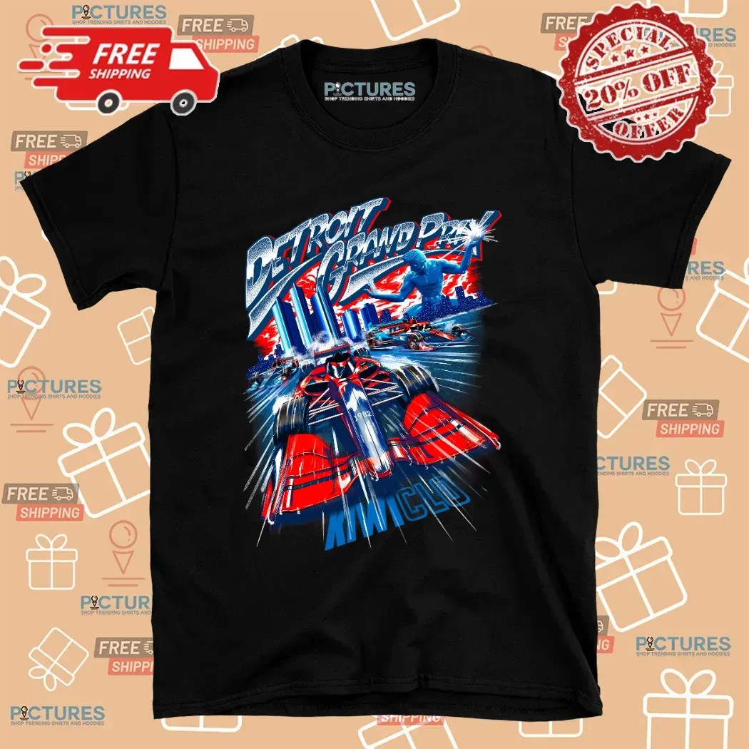 Detroit Grand Prix Kiwiclo Graphic Racing T Shirt