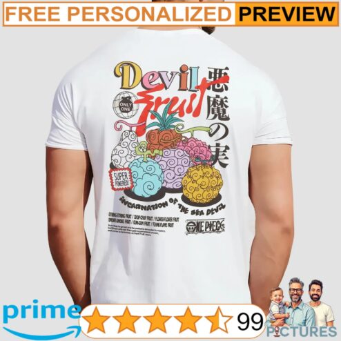 Devil Fruit Only One Incarnation Of The Sea Devil One Piece T Shirt
