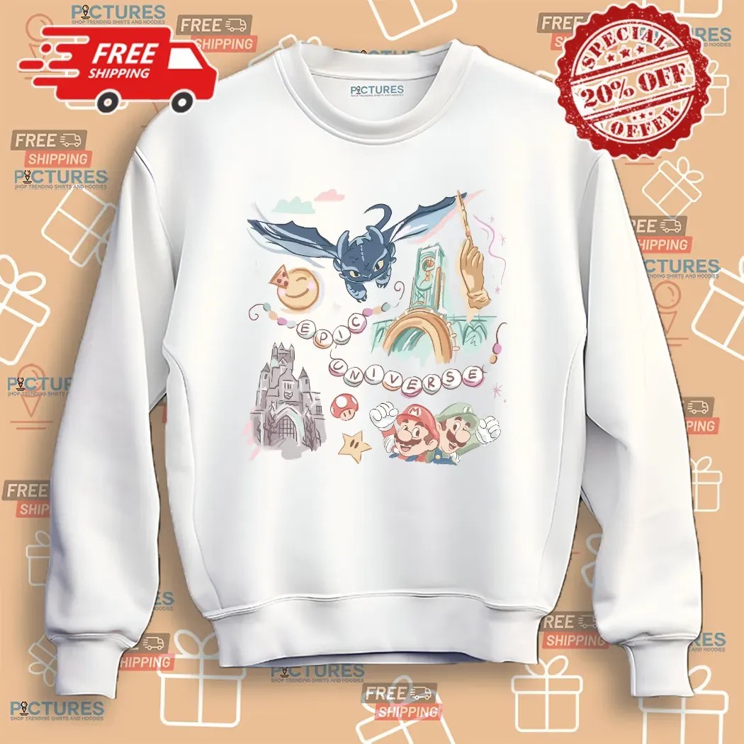 Disney Retro Epic Universe Park Trip 2025 T Shirt