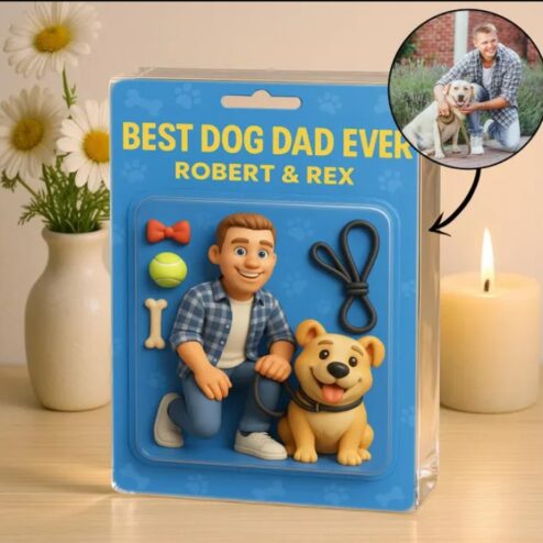 Dog Dad Custom Father's Day Acrylic Block Plaque