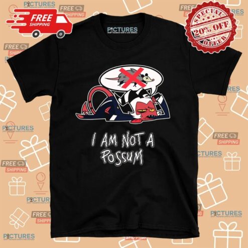 Drunk Moxxie Spring Broken I Am Not A Possum Helluva Boss T Shirt