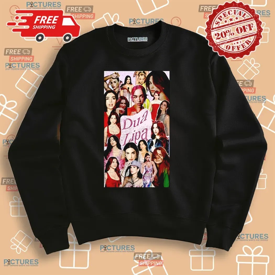 Dua Lipa Wallpaper Collage Vintage T Shirt
