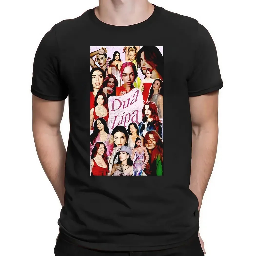 Dua Lipa Wallpaper Collage Vintage T Shirt