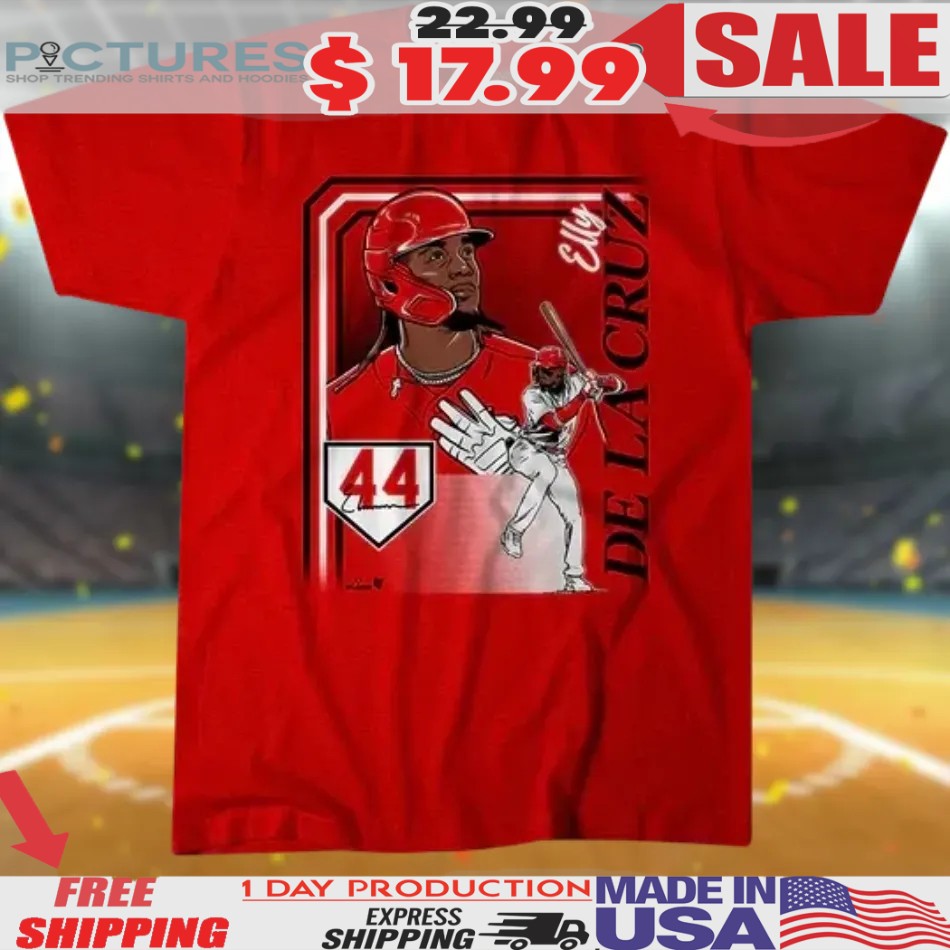 Elly De La Cruz Cincinnati Reds Baseball Collage Frame Shirt
