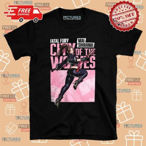 Fatal Fury Mai Shiranui City Of The Wolves T Shirt