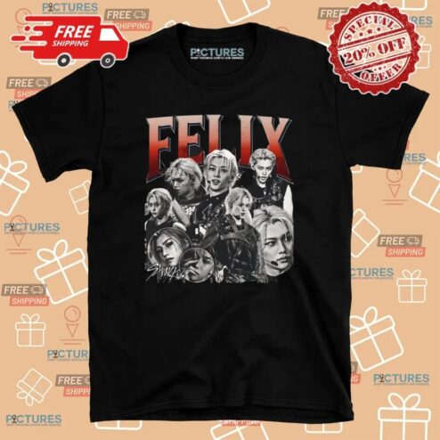 Felix Stray Kids Kpop Inspired Vintage Bootleg T Shirt