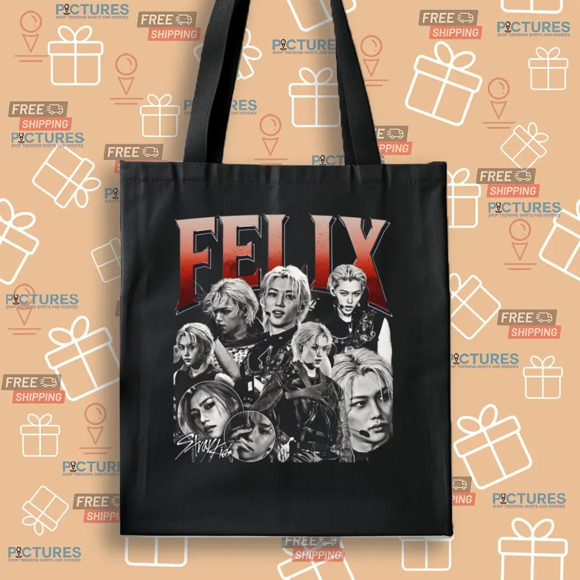 Felix Stray Kids Kpop Inspired Vintage Bootleg T Shirt Felix Stray Kids Kpop Inspired Vintage Bootleg T Shirt