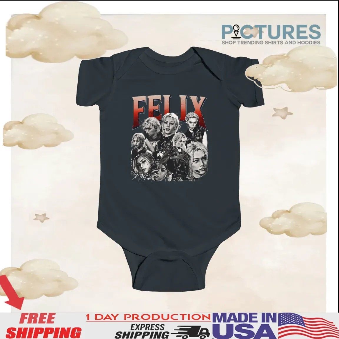 Felix Stray Kids Kpop Inspired Vintage Bootleg T Shirt Felix Stray Kids Kpop Inspired Vintage Bootleg T Shirt