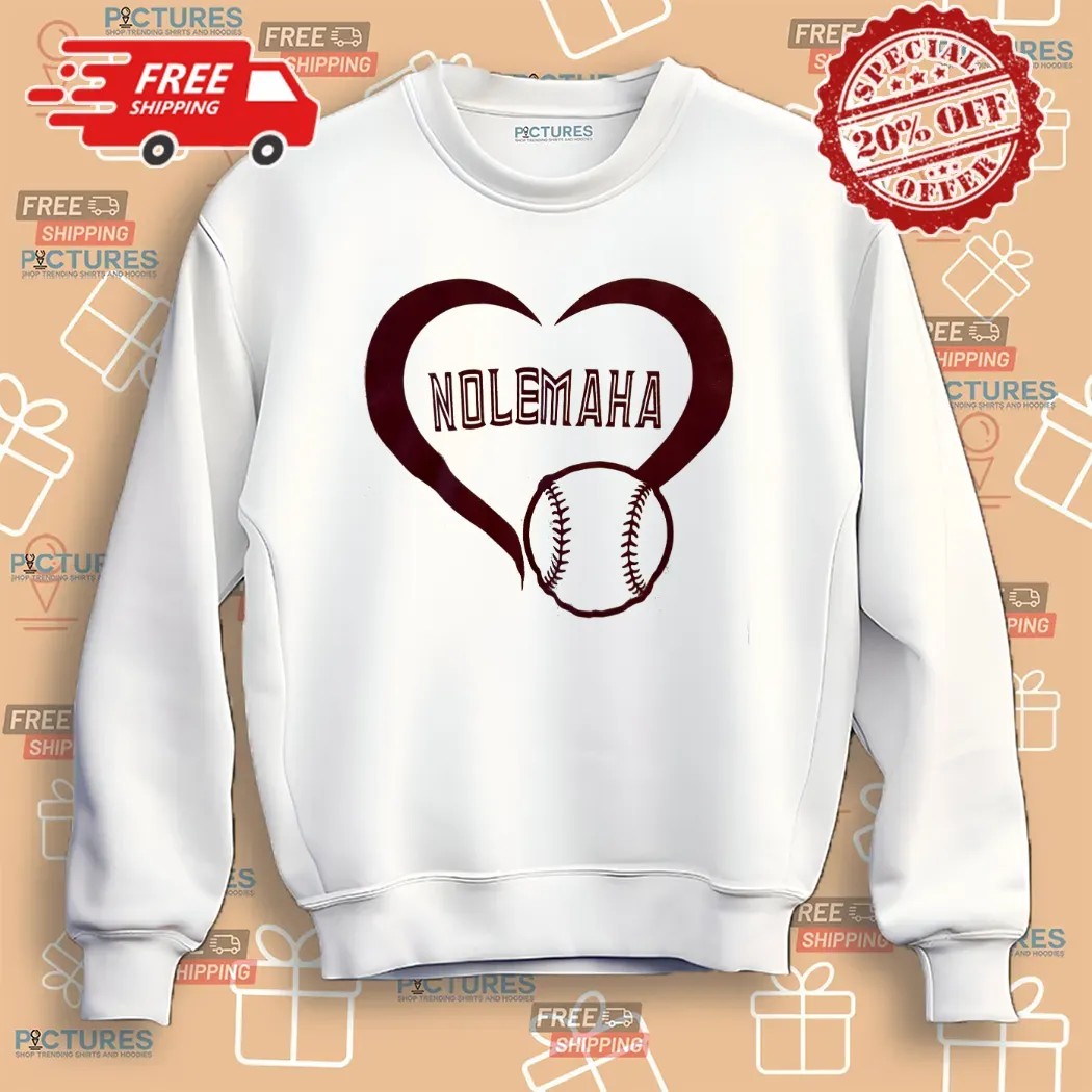 Florida State Seminoles Nolemaha Omaha Heart T Shirt