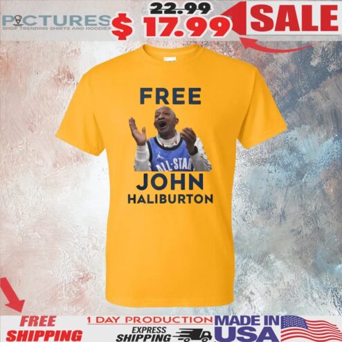Free John Haliburton Game 3 in Indiana T Shirt