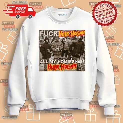 Fuck Hulk Hogan All My Homie Hate Hulk Hogan Vintage T Shirt
