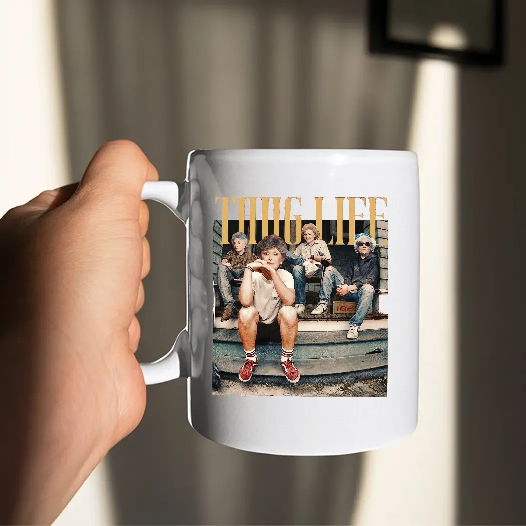 Golden Girls Thug Life Vintage Humor Streetwear T Shirt