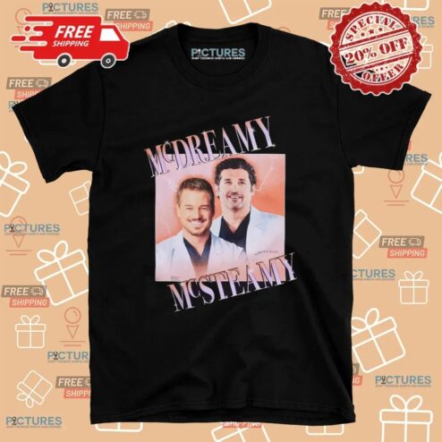 Grey's Anatomy Mcdreamy And Mcsteamy T Shirt