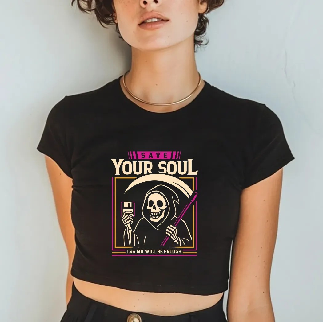 Grim Reaper Save Your Soul 1.44 Mb Will Be Enough Shirt