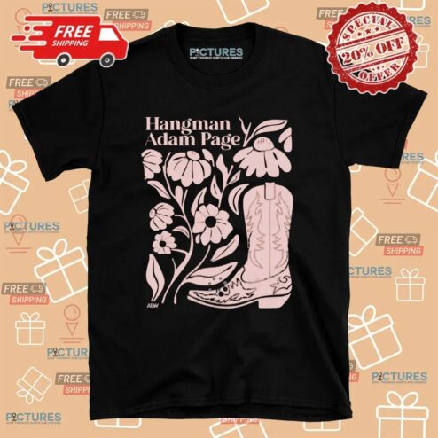 Hangman Adam Page Flowers Is Plants T Shirt