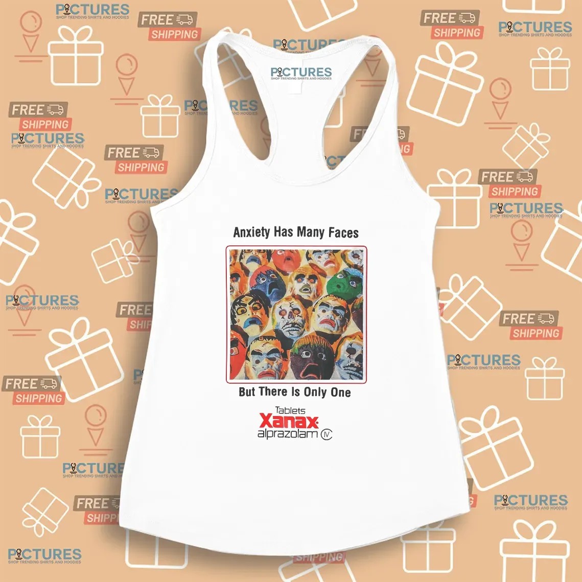 Harry Styles Anxiety Has Many Faces But There Is Only One Xanax Alprazolam T Shirt